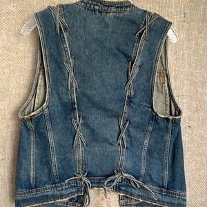 Free People Denim Vest